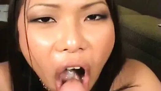 Asian Blow Job Swallow negros pollones