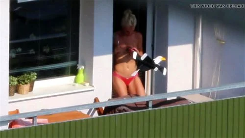 alyssa konarek share balcony voyeur photos