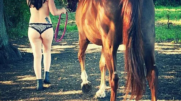 asha sandhu recommends naked horseback pic