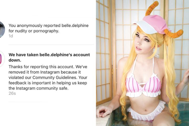 basel shahin recommends belle delphine pornographic pic