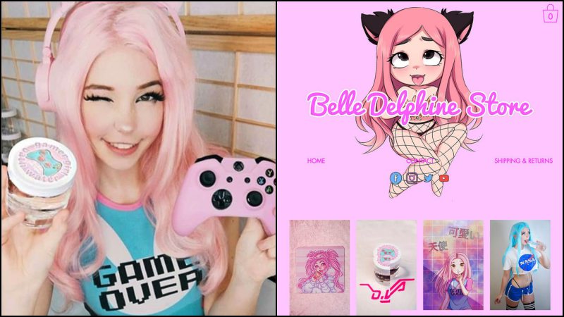 diana villalta recommends belle delphine pussy spread pic