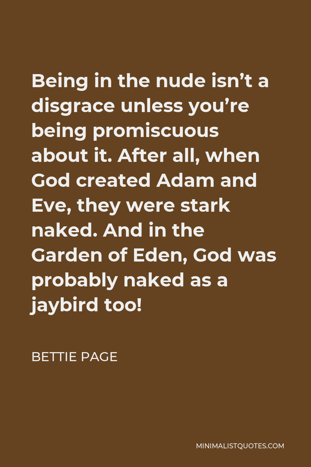 aki kokubo recommends bettie page naked pic