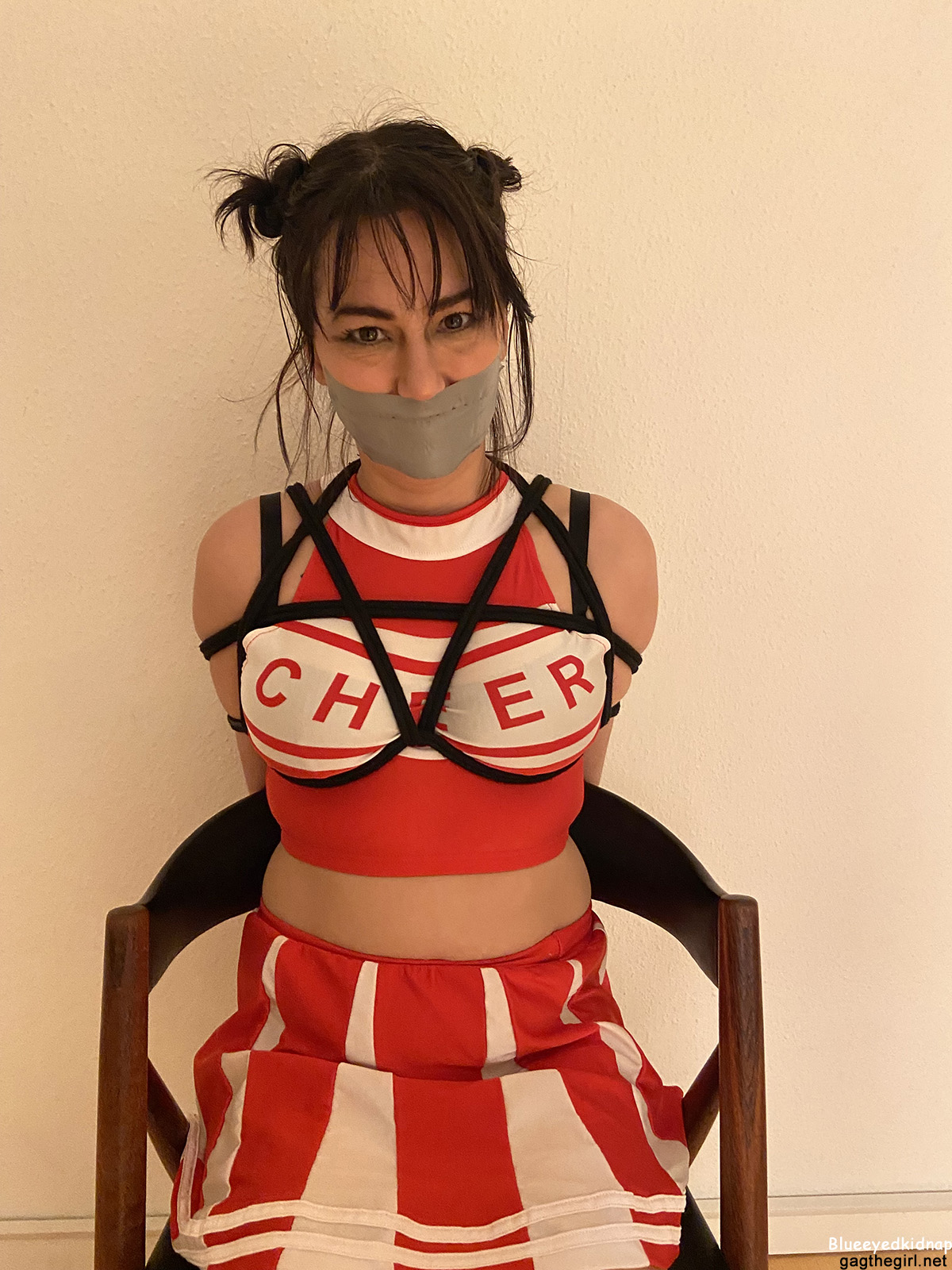 cassandra yu recommends bound gagged cheerleader pic