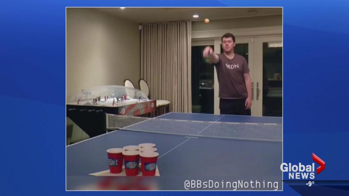 strip beer pong videos