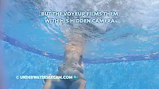 voyeur in pool