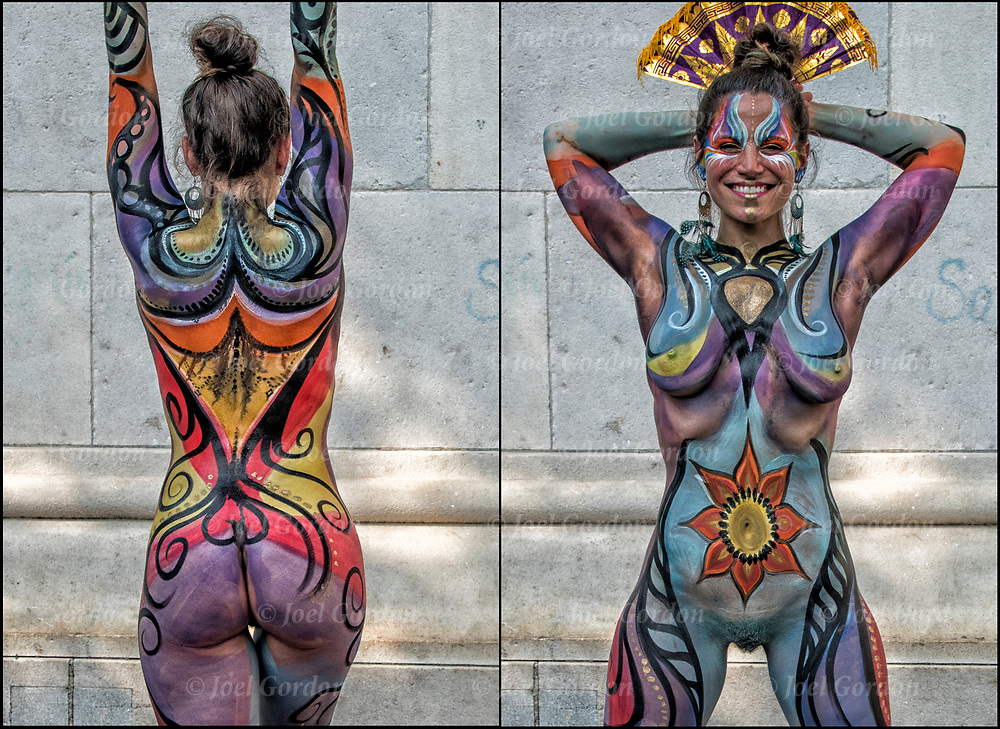 deanna layfield recommends nude body paint festival pic