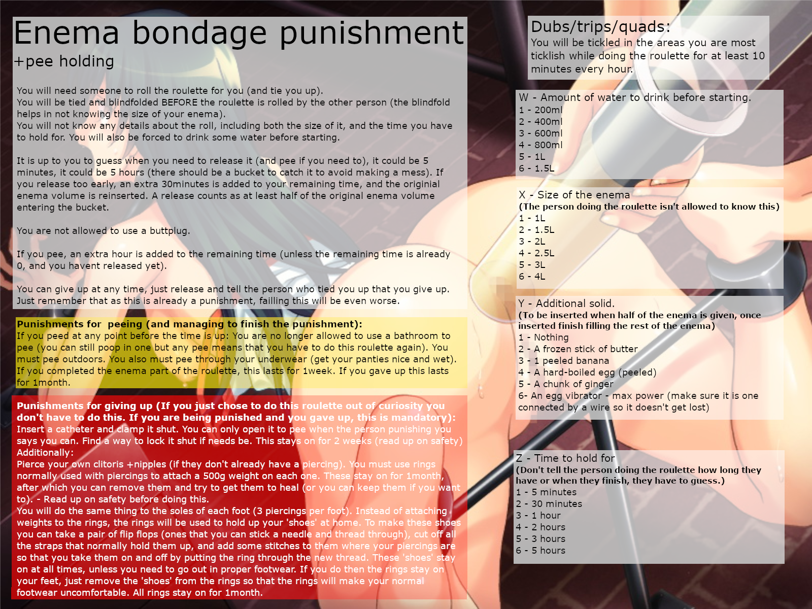 andre visser recommends enema bondage pic