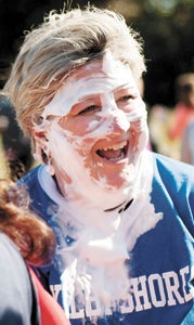 Best of Cream pie on face