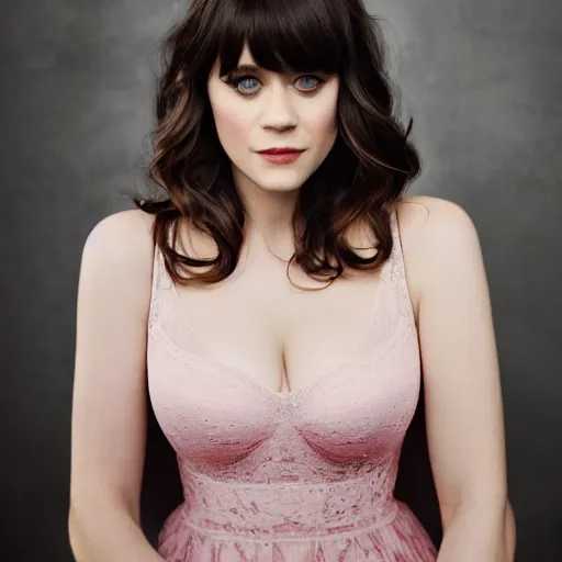 benny wen recommends zooey deschanel breasts pic