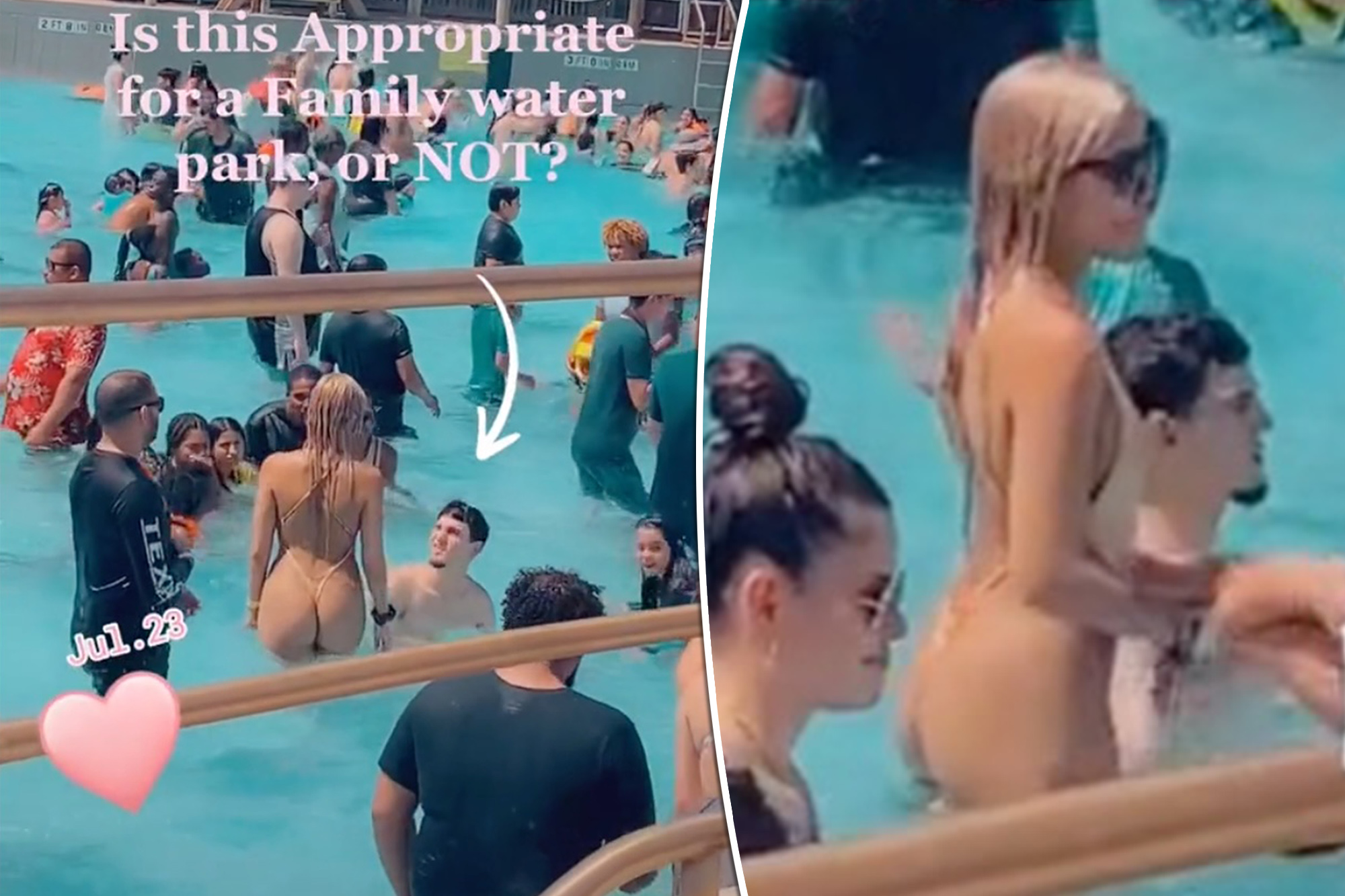 anthony cosio recommends nude at waterpark pic