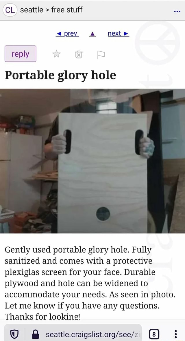 Glory Hole Seattle line apps