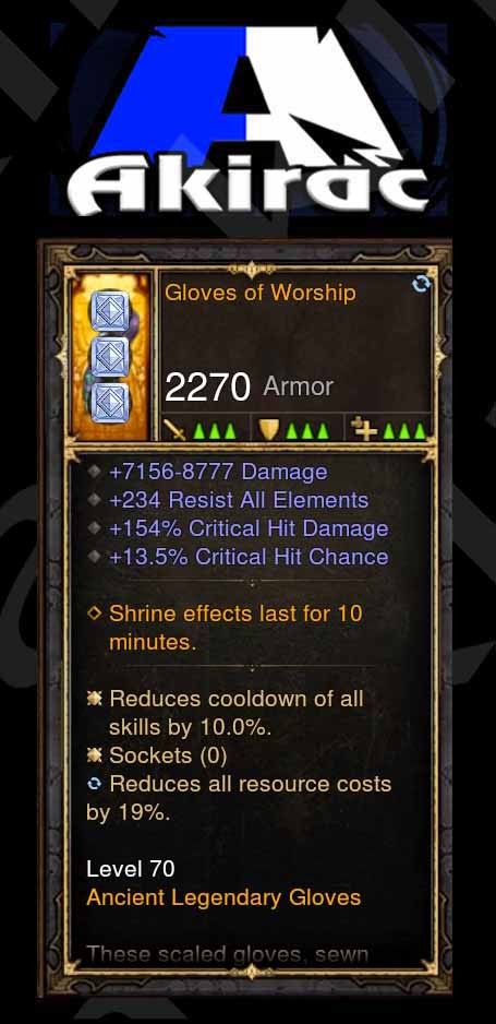 charles thiel recommends Gloves Of Worship Diablo 3