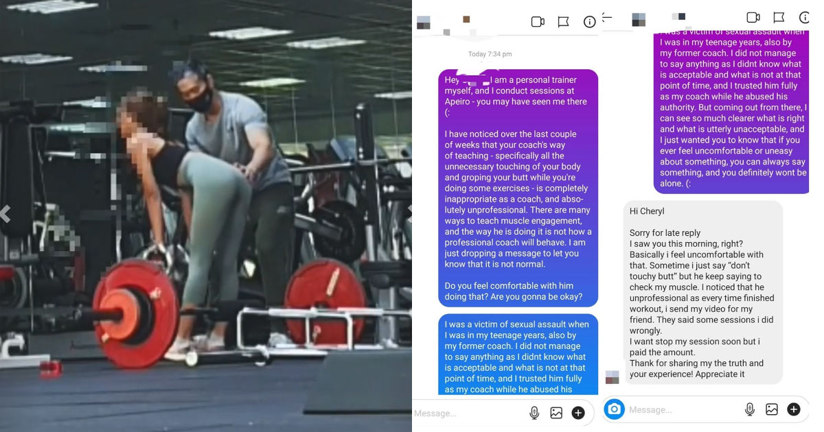 dave whitling recommends groped at gym pic