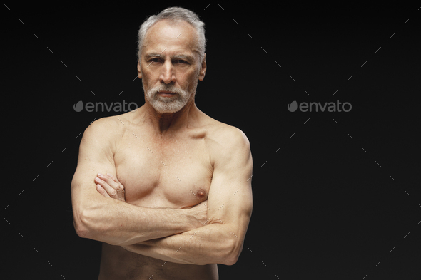 Images Of Naked Old Men slim body