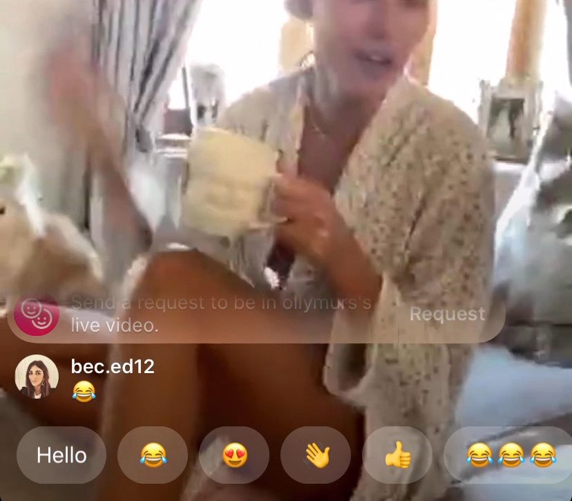 Instagram Live Flashing ebony cute