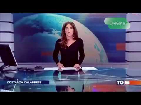 bahram mahmoudi share italian tv presenter costanza calabrese photos