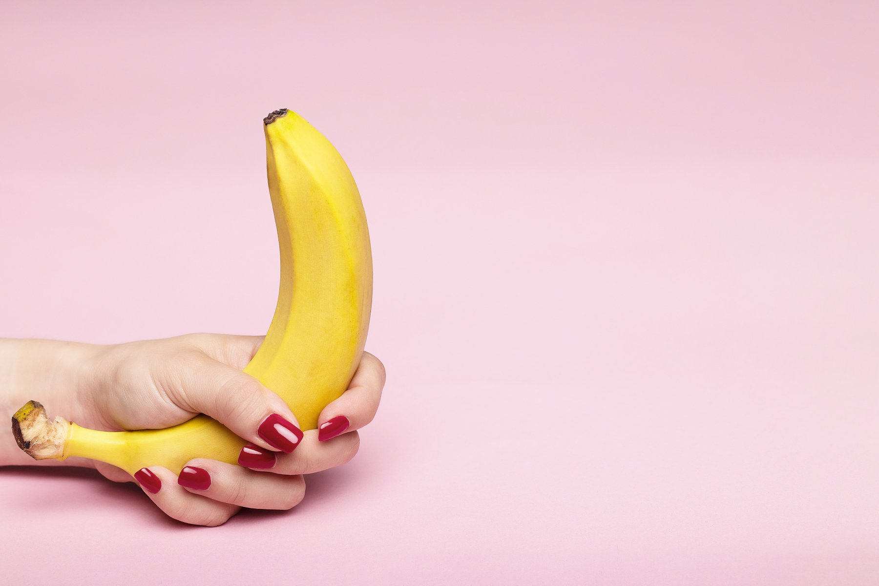 jacking off with banana