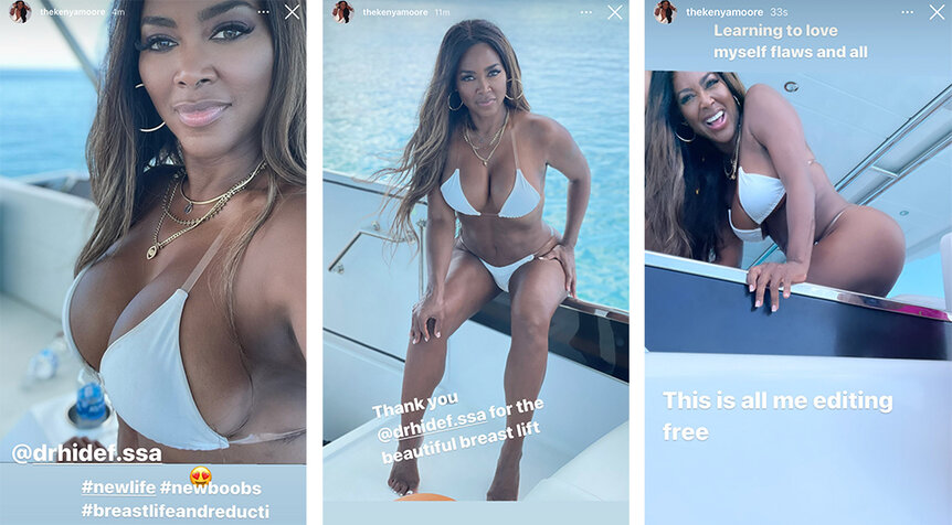 alex varona recommends kenya moore naked pic