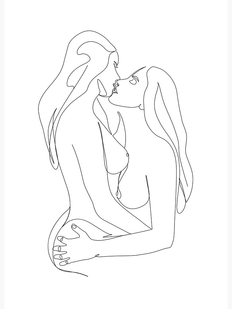 lesbian sex art