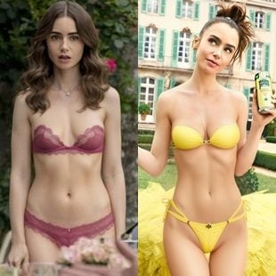 Best of Lily collins tits