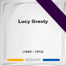 lucy gresty