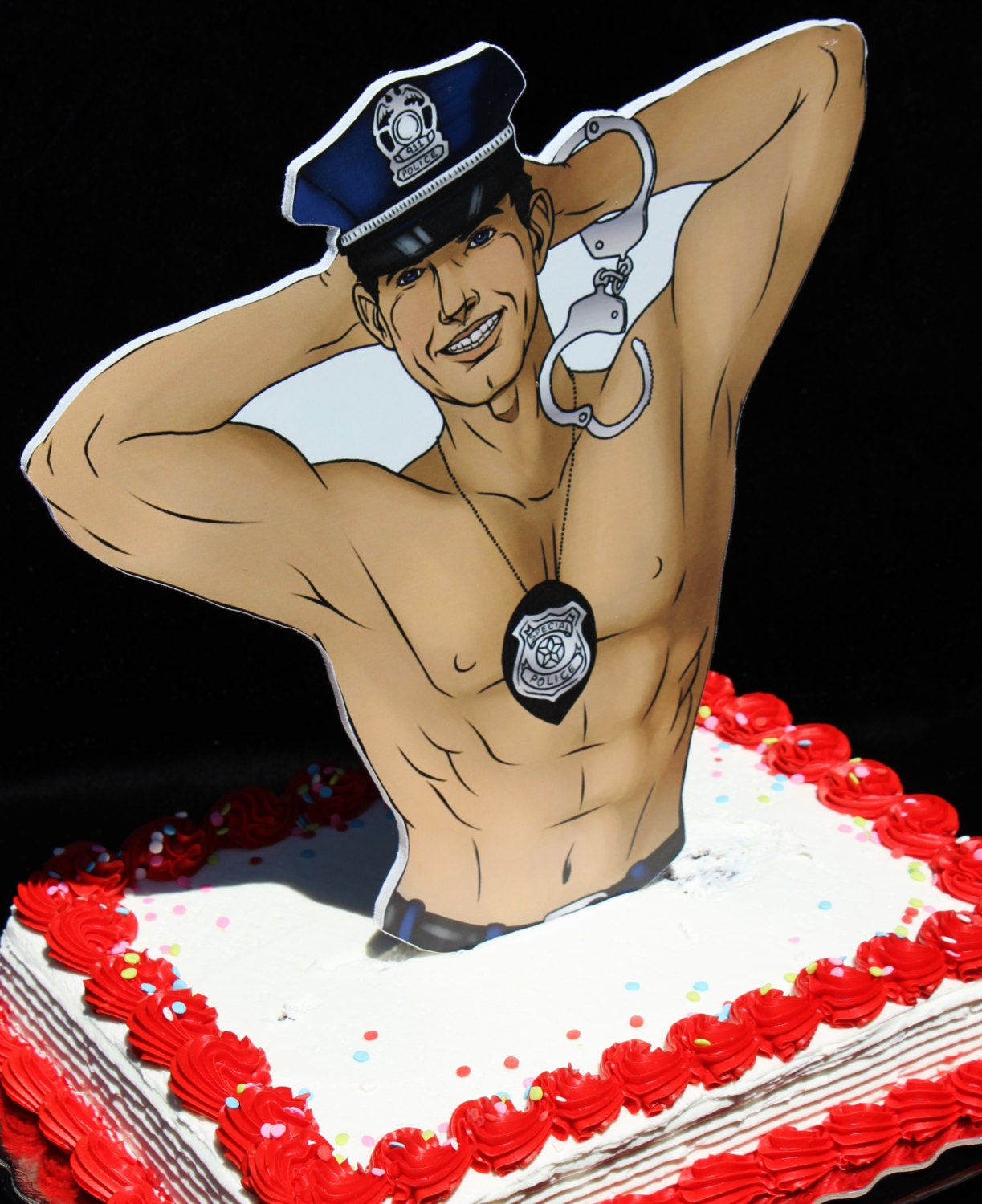 male stripper cake