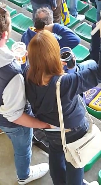 Best of Man fingering woman in public