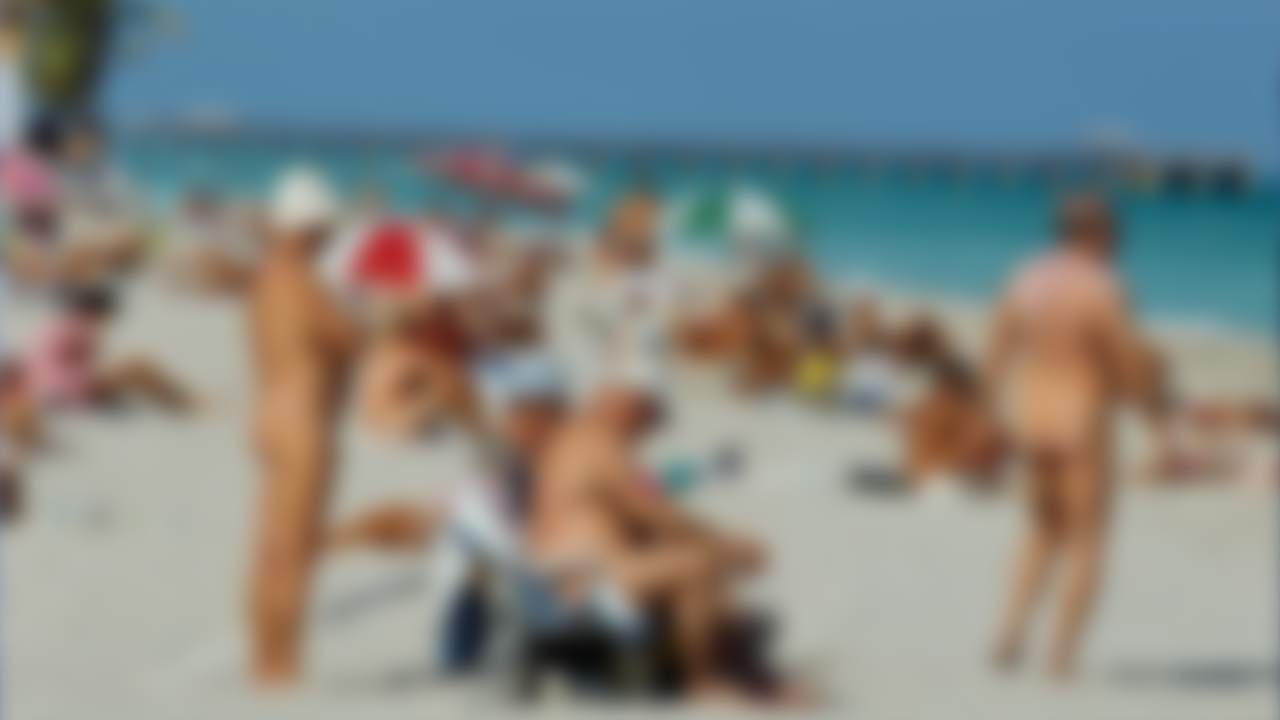 naked beach goers