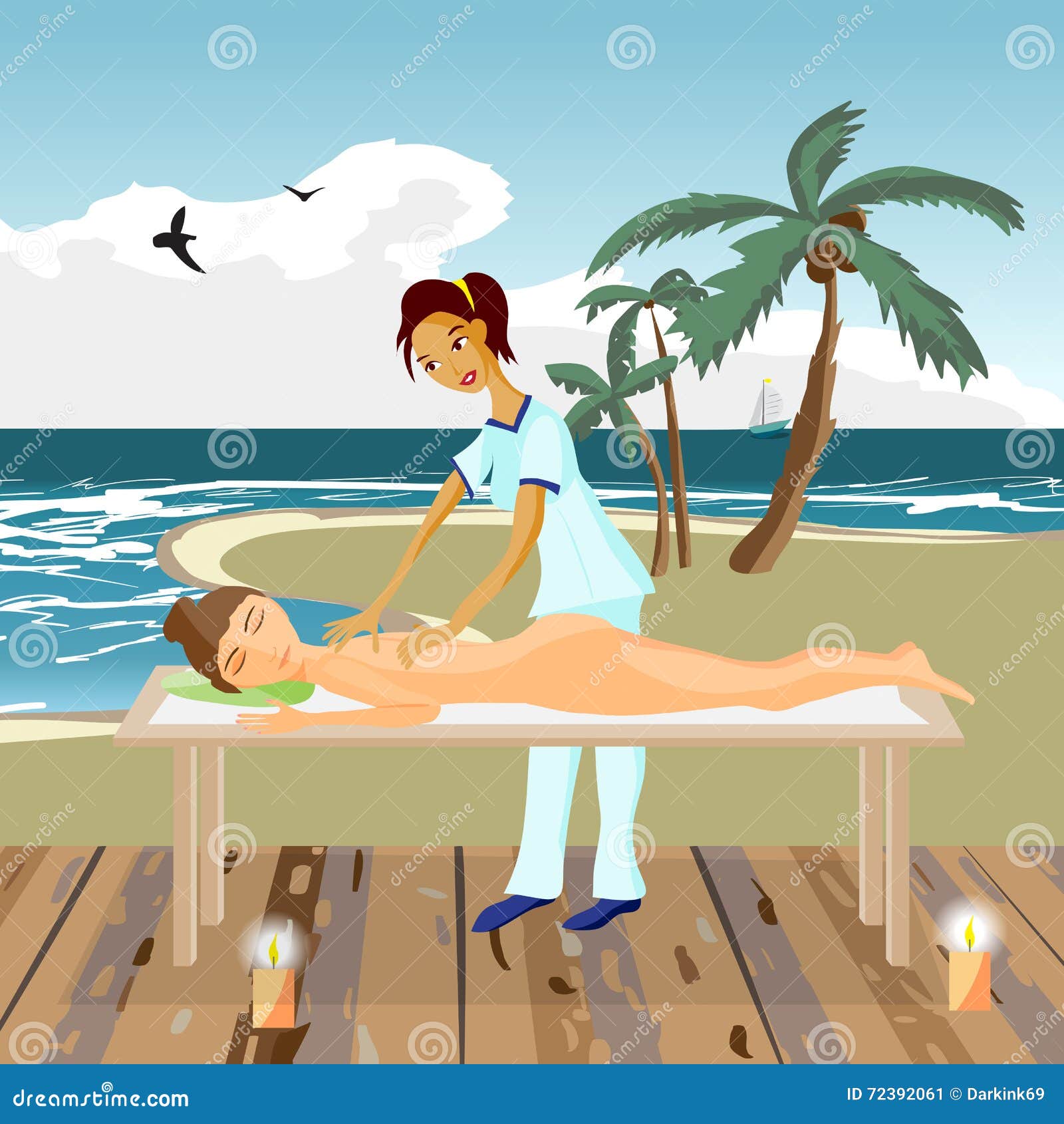 Best of Naked beach massage