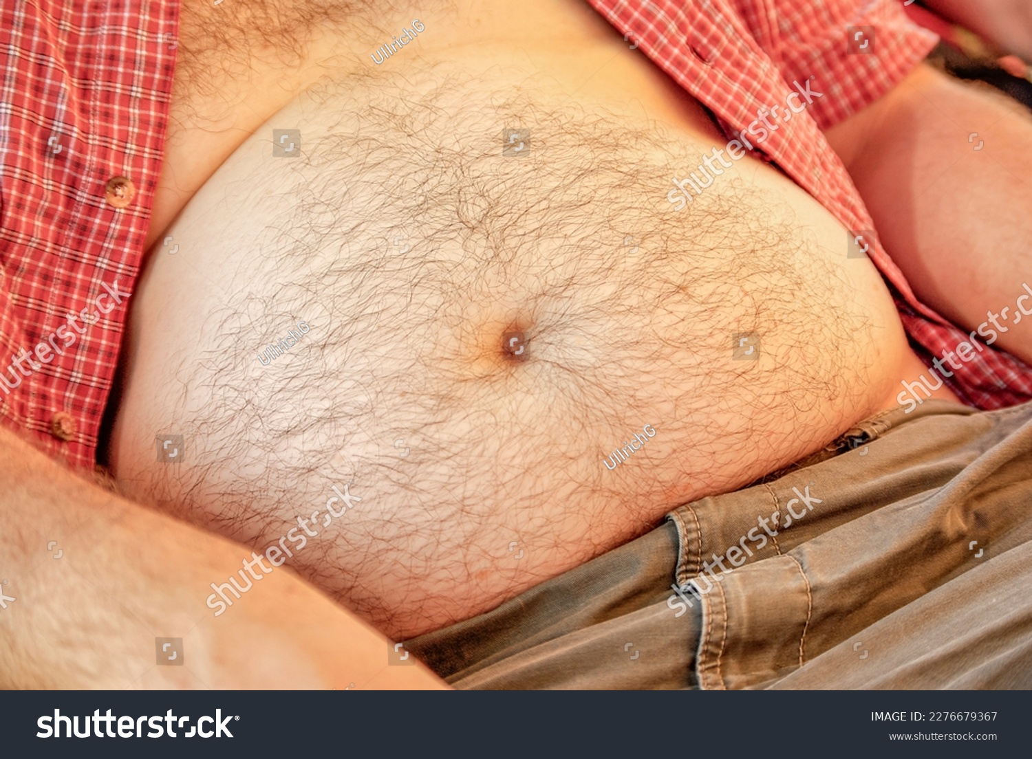 naked fat hairy