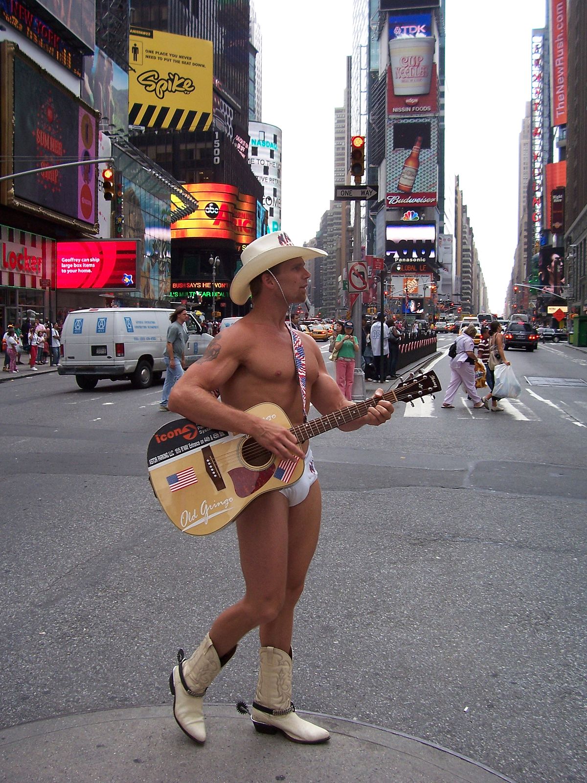 naked male cowboys