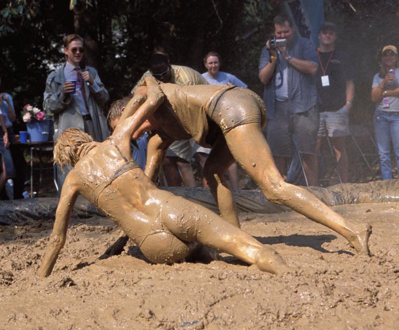 christine cavanaugh add naked women mud wrestling photo