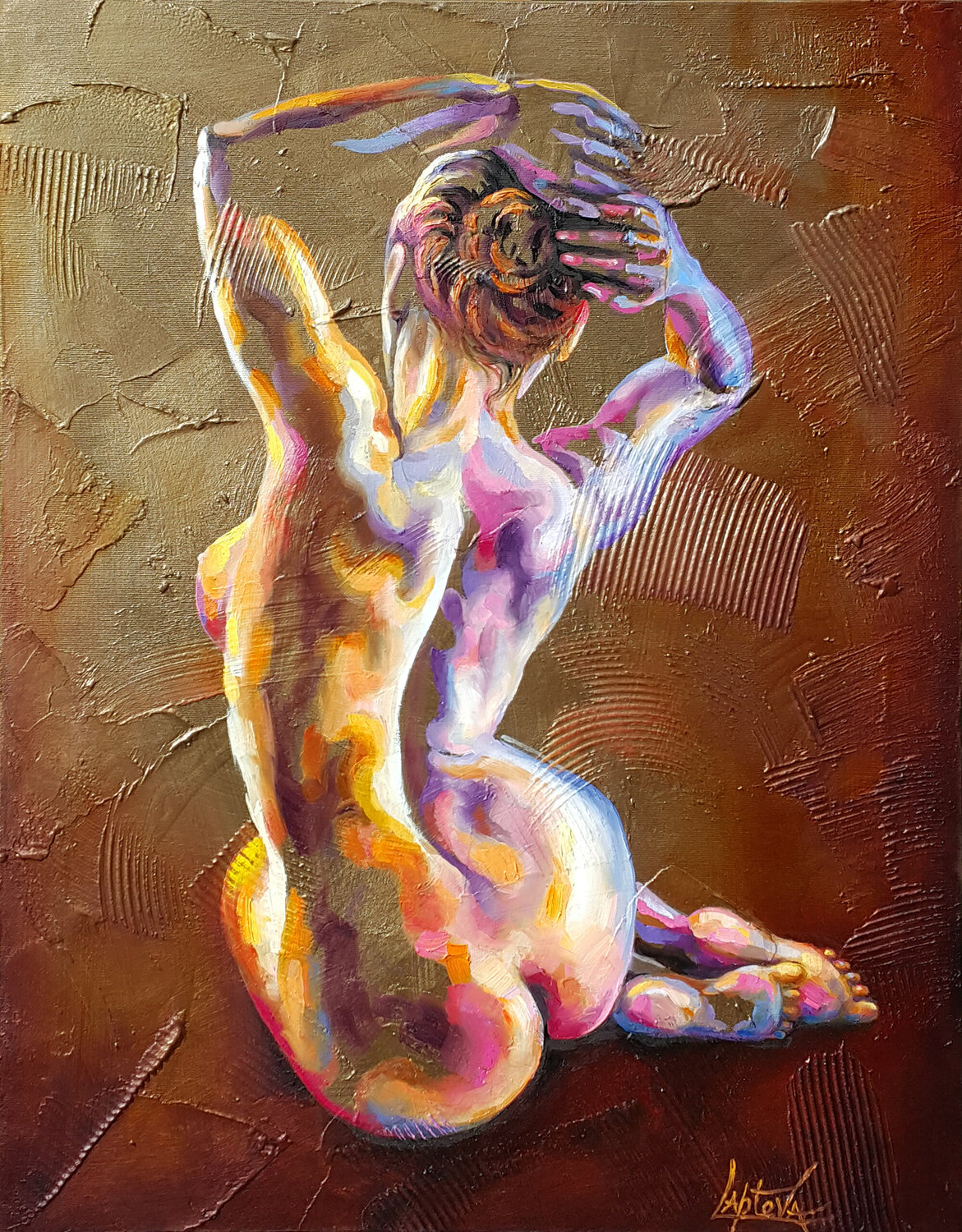 nude female body painting