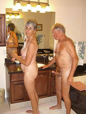 Nude Older Couples sexual massage