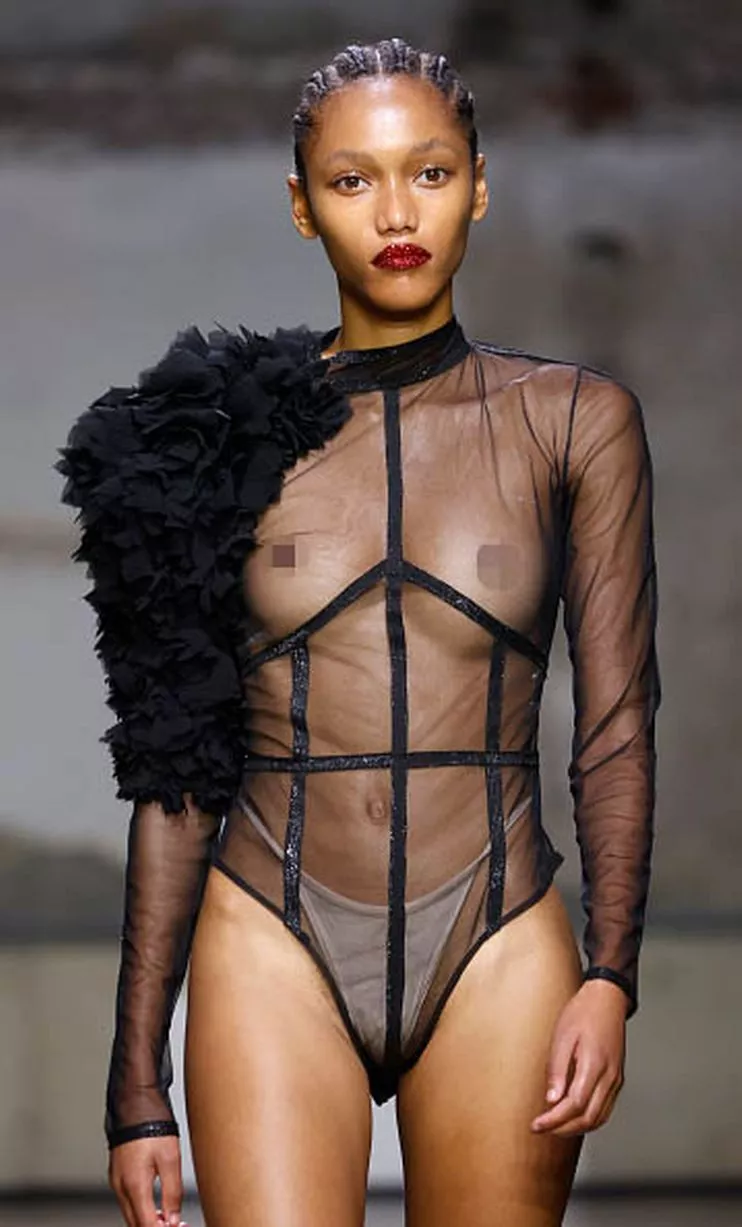 nudes on the runway