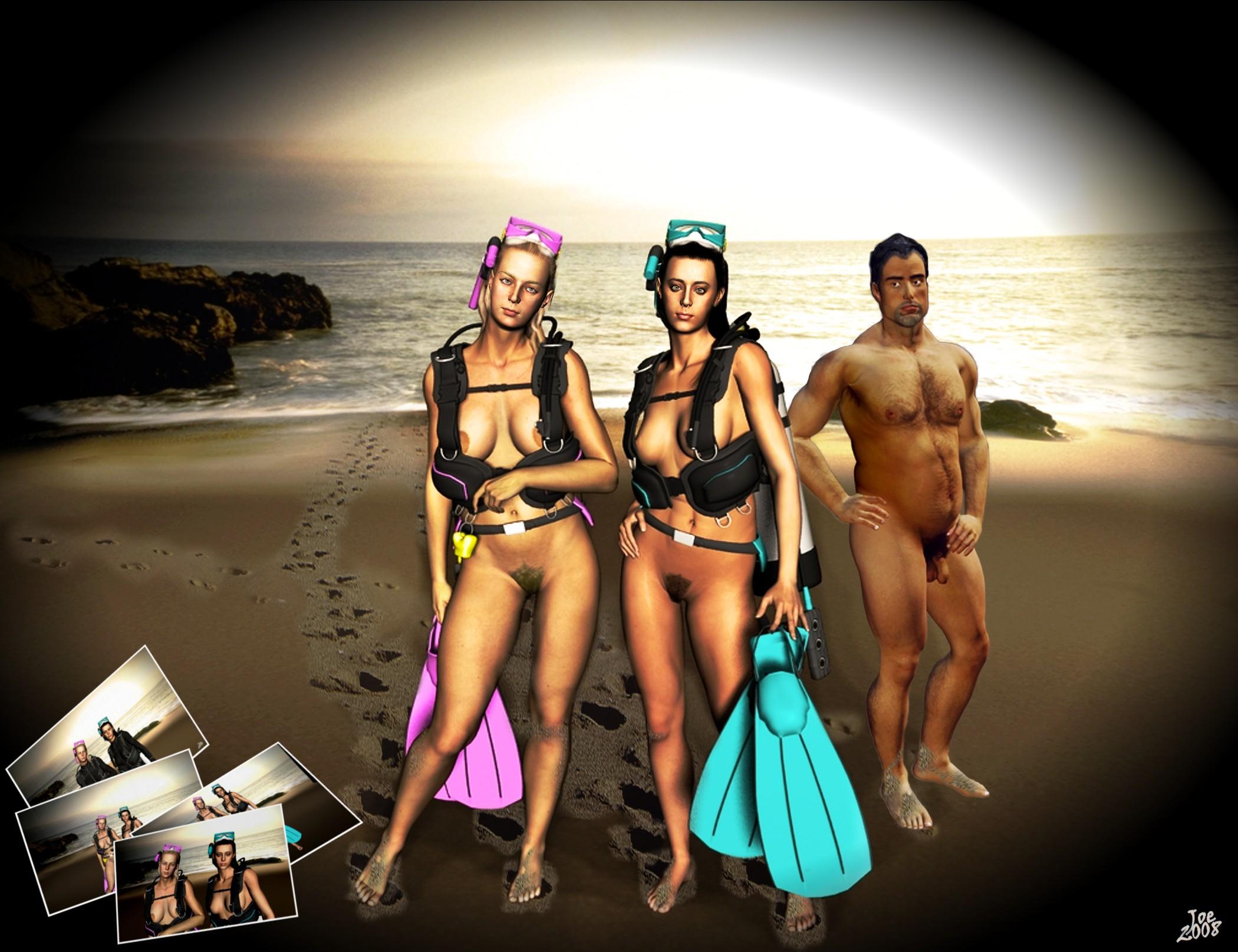 amanda gagne add nudists walking photo