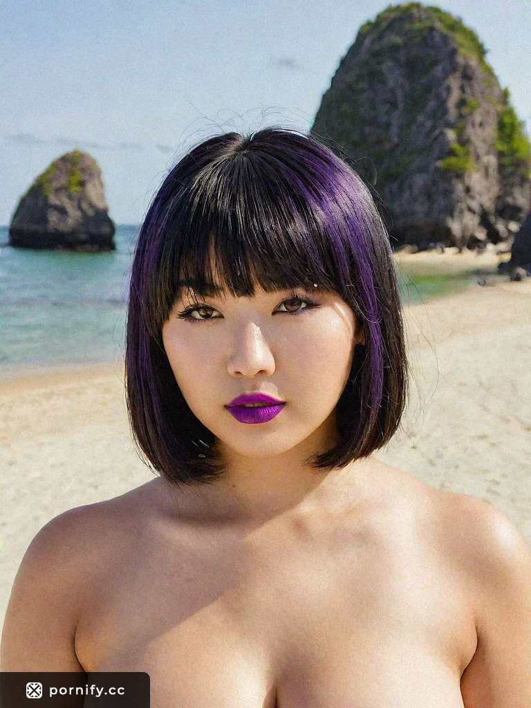 ashley koosman add purple beach porn photo