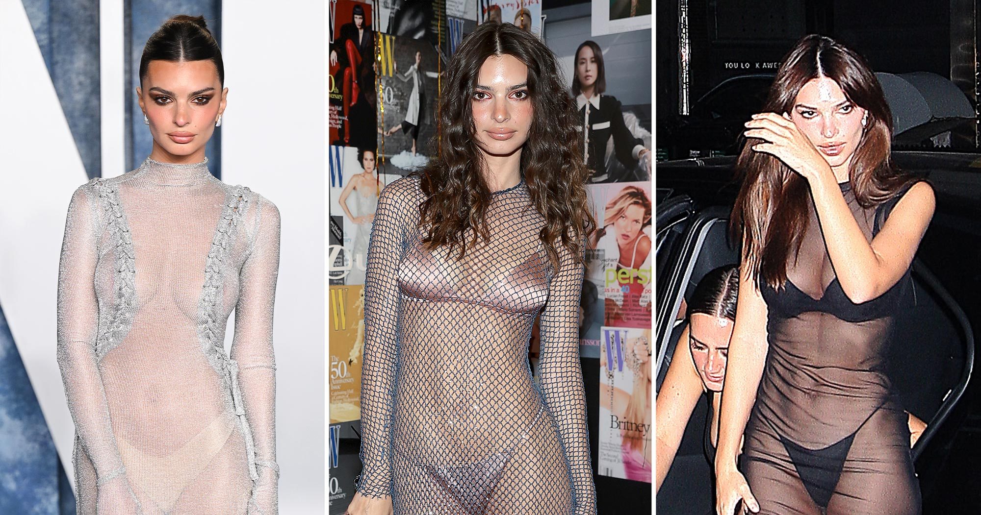 Best of See through dress nude