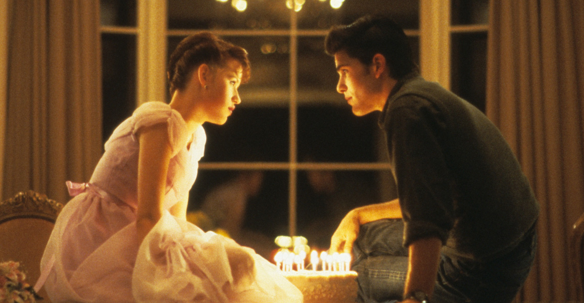 Sixteen Candles Shower Scene redhead spanked