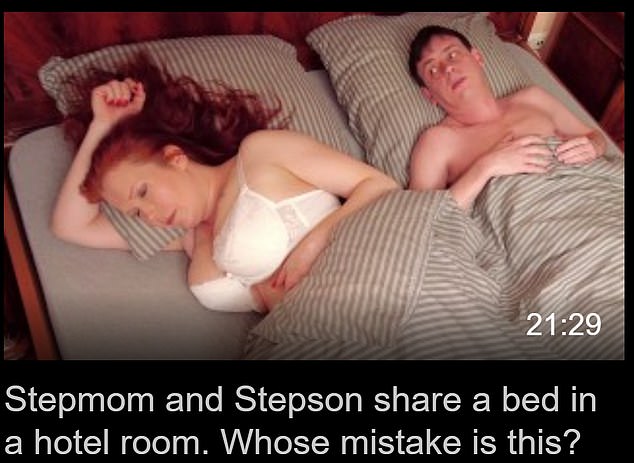 Best of Step mom share bed with stepson