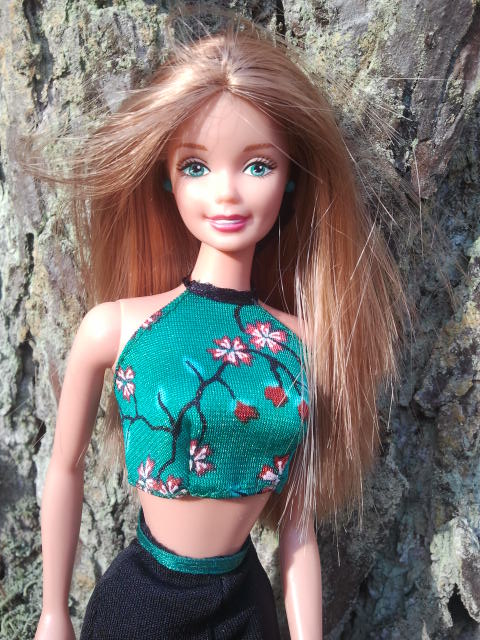 cathy xie add photo strawberry blonde barbie doll