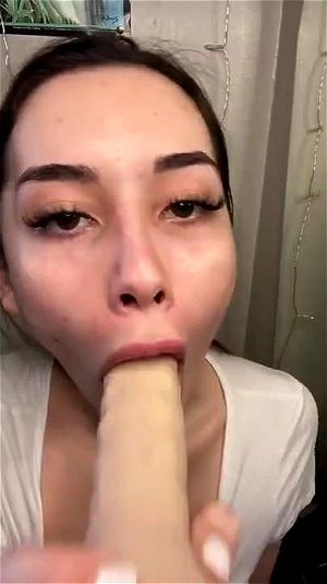 sucking dildo