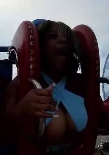 annmarie costa add tits pop out on slingshot ride photo