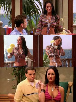 chris criscione add was megan fox on two and a half men photo