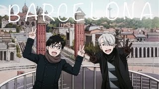 amy wagley share yuri on ice in barcelona photos